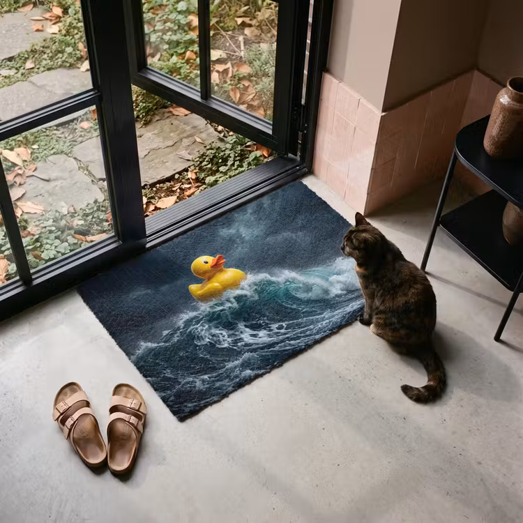Deurmat - Storm - Badeend - Golven — 2