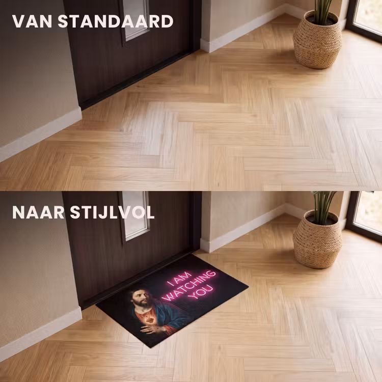 Deurmat - Man - Tekst - Neon — 3