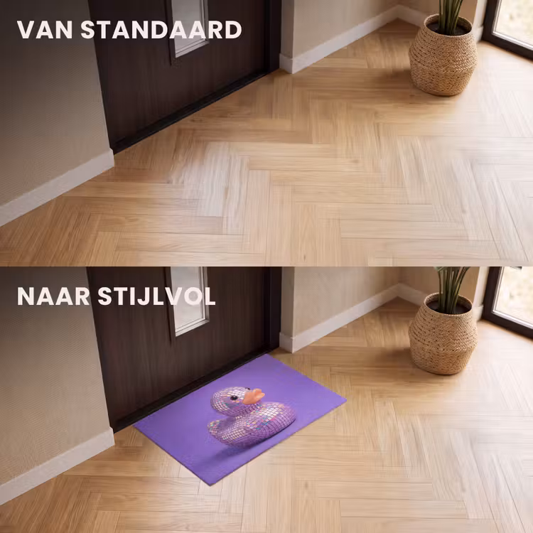 Deurmat - Disco - Eend - Paars — 3
