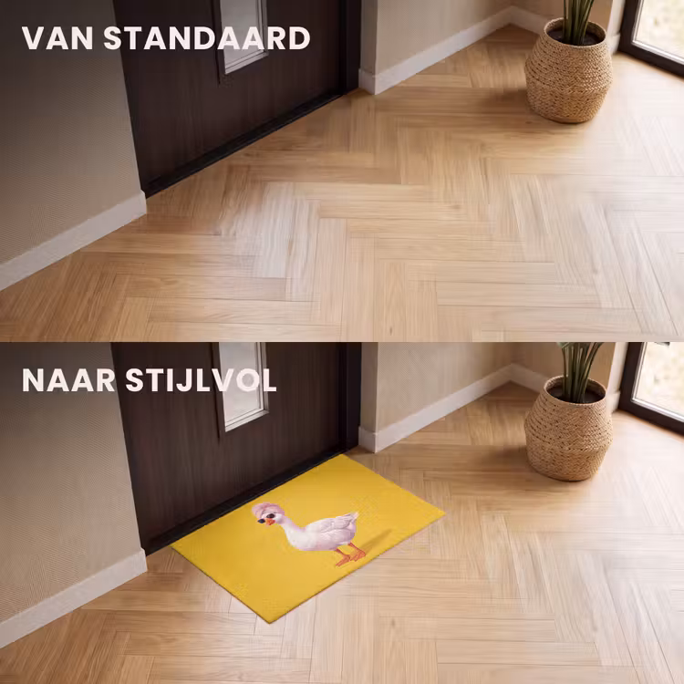 Deurmat - Eend - Zonnebril - Geel — 3