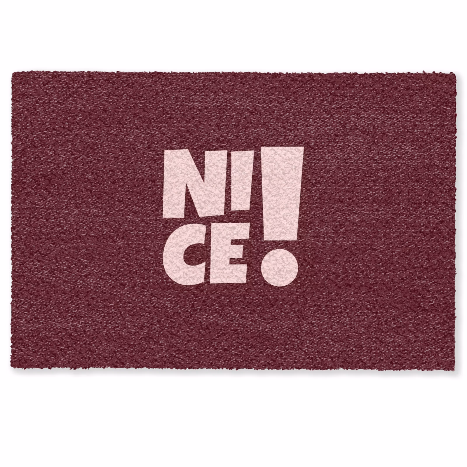 Deurmat - Nice - Uitroepteken - Rood — 1