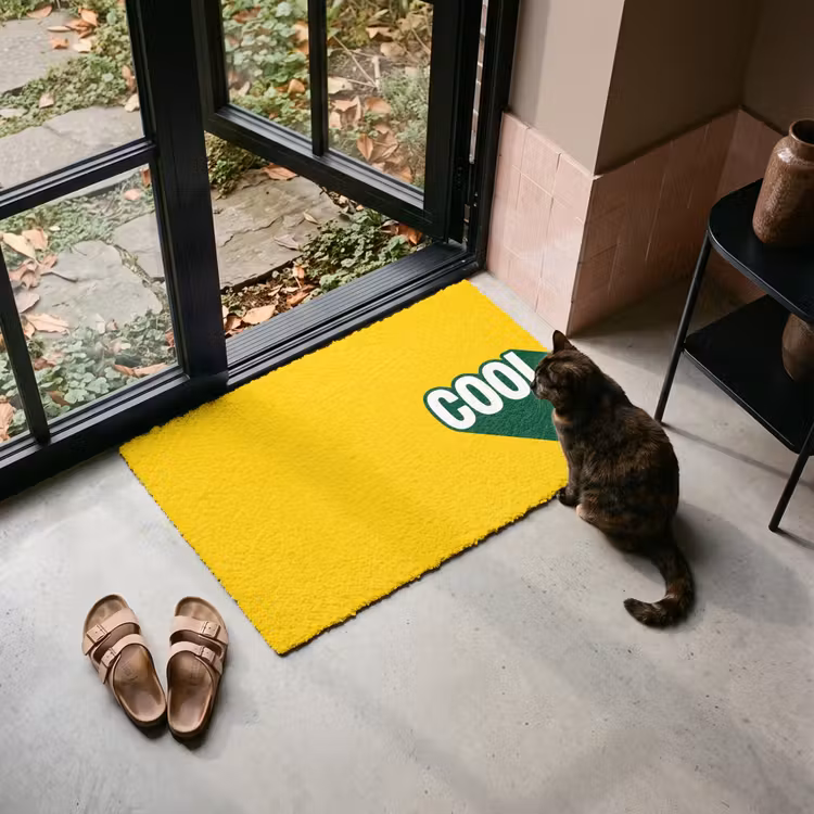 Deurmat - Cool - Geel - Groen — 2
