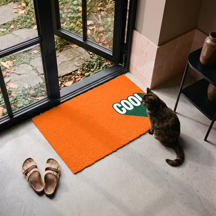 Deurmat - Cool - Oranje - Groen — 2