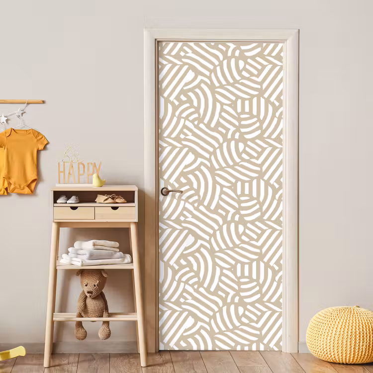 Deursticker - Abstract - Modern - Beige — 6