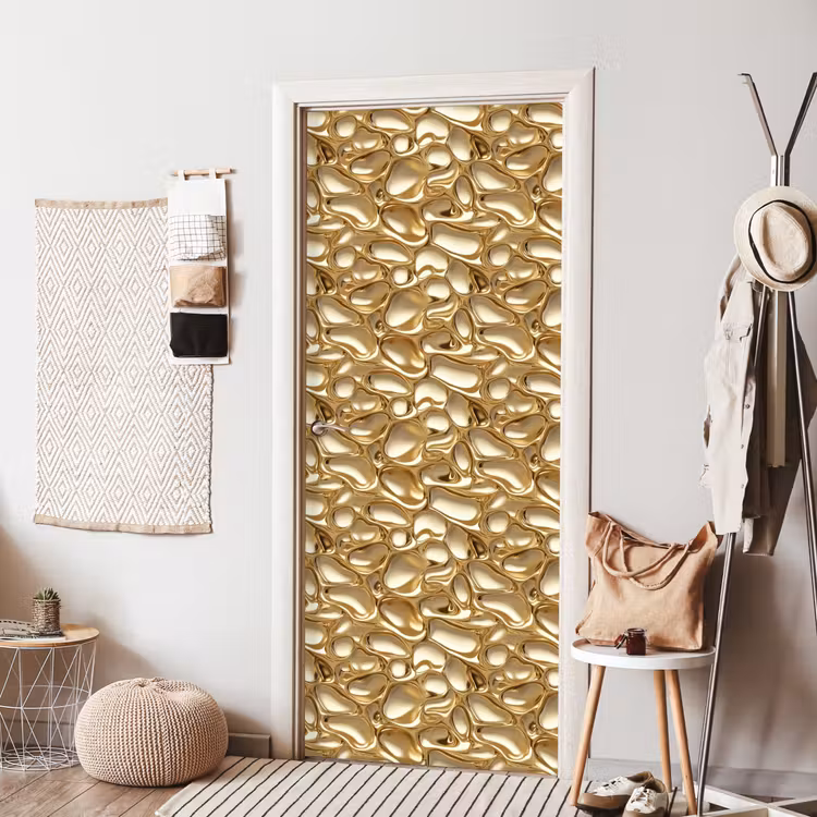 Deursticker - Abstract - Modern - Goud — 8
