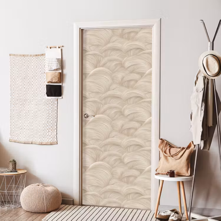 Deursticker - Bogen - Patroon - Beige — 8