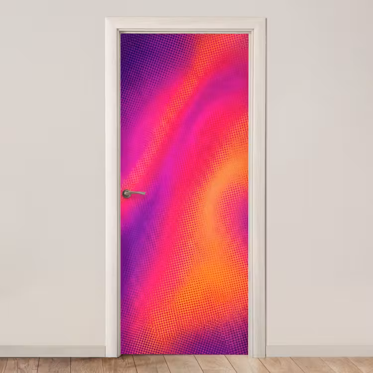 Deursticker - Abstract - Patroon - Kleurverloop — 1