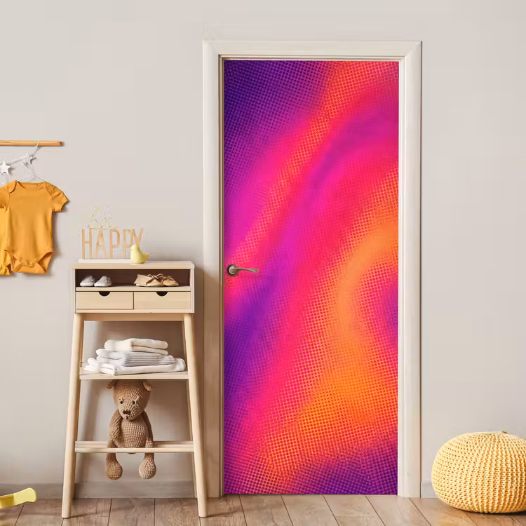 Deursticker - Abstract - Patroon - Kleurverloop — 6