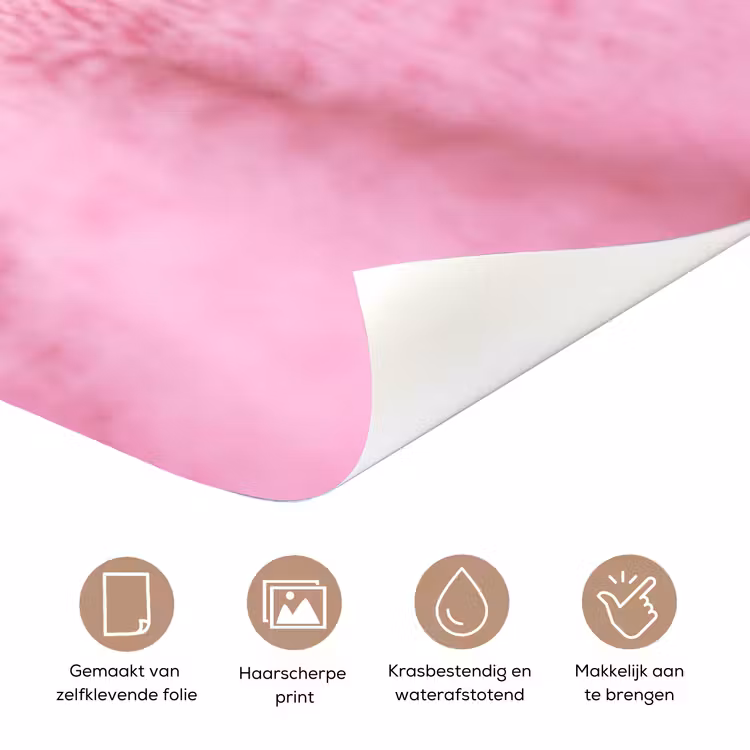 Deursticker - Badeend -Strik - Roze — 3