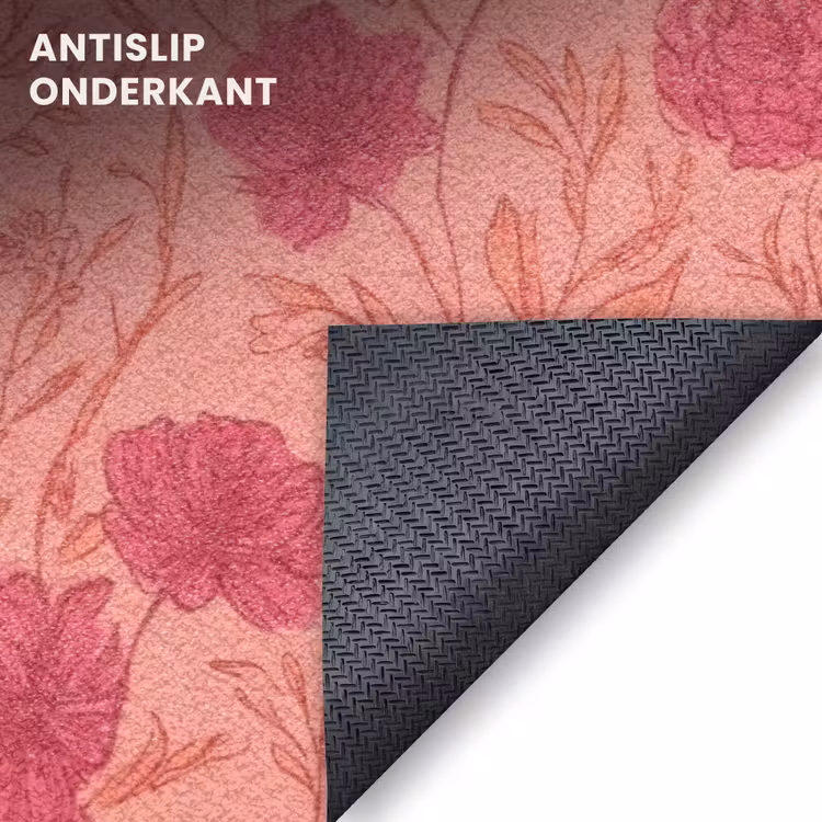 Deurmat - Weidebloemen - Romantisch - Roze — 6