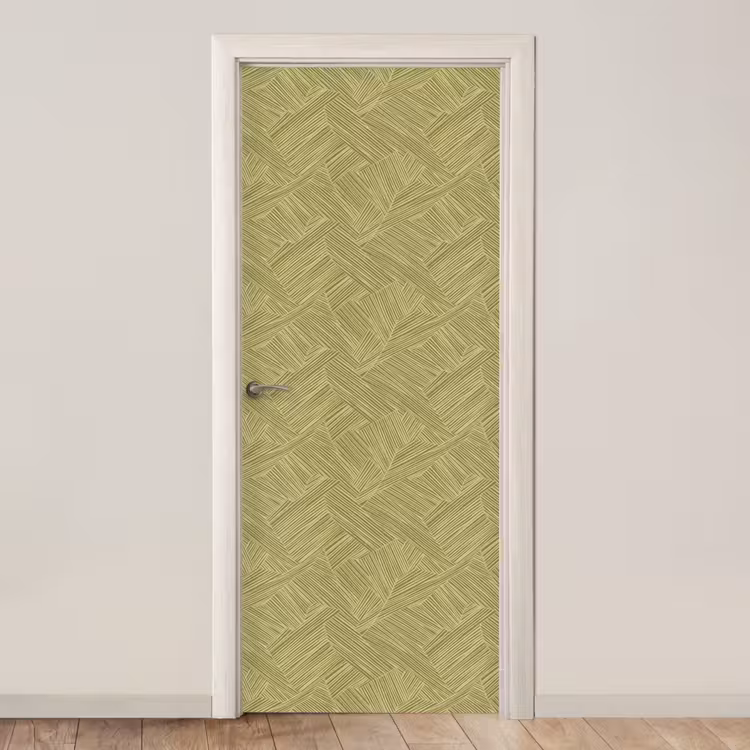 Deursticker - Abstract - Modern - Groen — 1