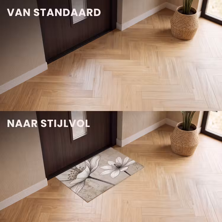 Deurmat - Modern - Design - Wit — 3