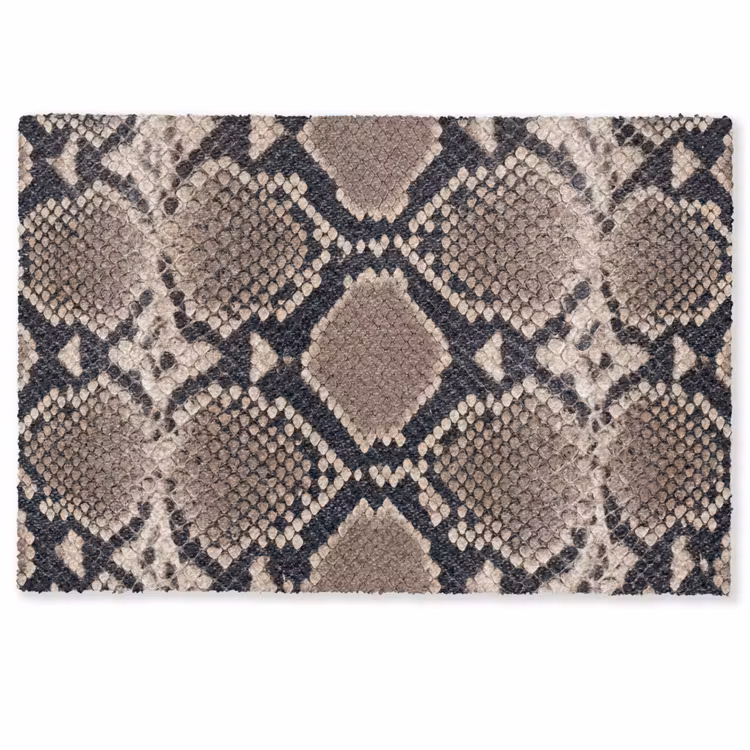 Deurmat - Slangenprint - Python - Bruin — 1
