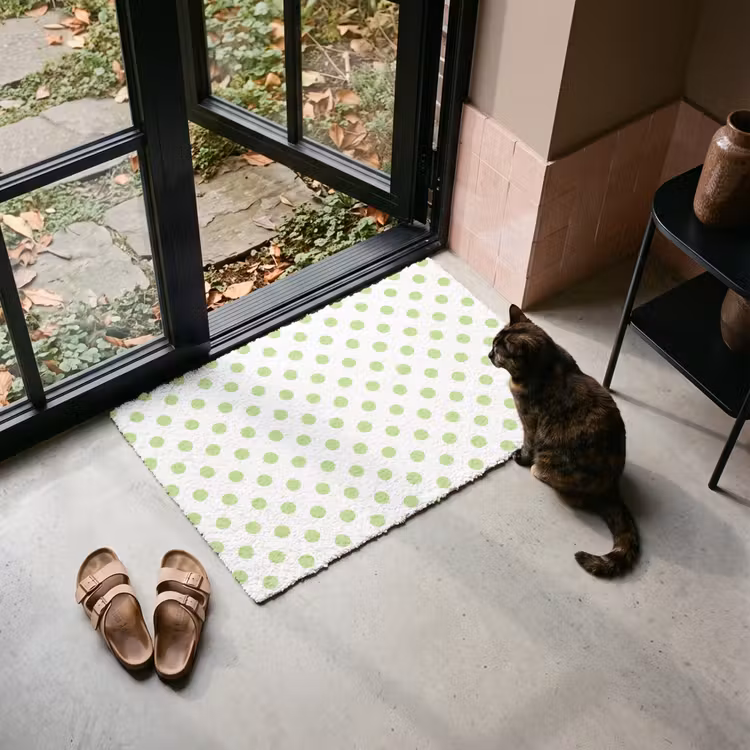 Deurmat - Dots - Klassiek - Groen — 2