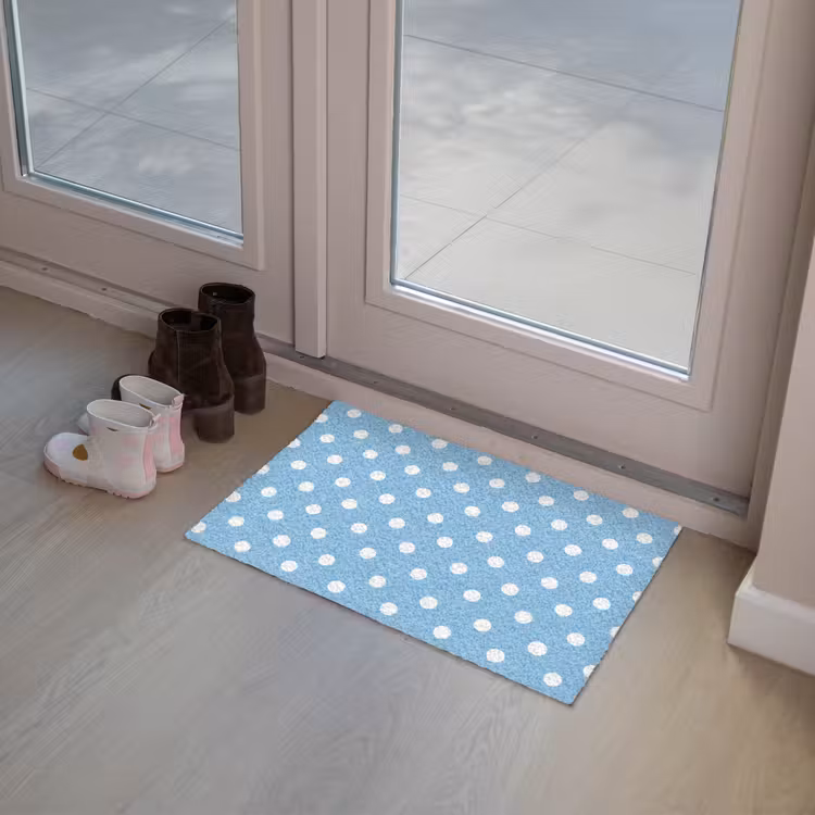 Deurmat - Polka - Dots - Blauw — 8