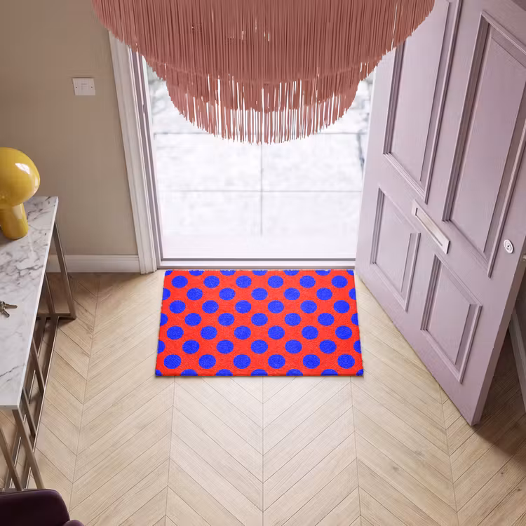 Deurmat - Dots - Klassiek - Rood — 4