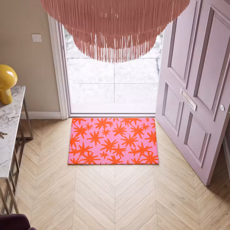 Deurmat - Modern - Sterren - Roze — 4
