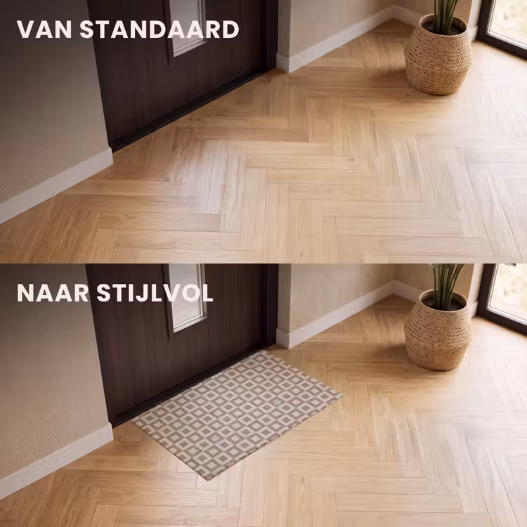 Deurmat - Patroon - Marmer - Beige — 3