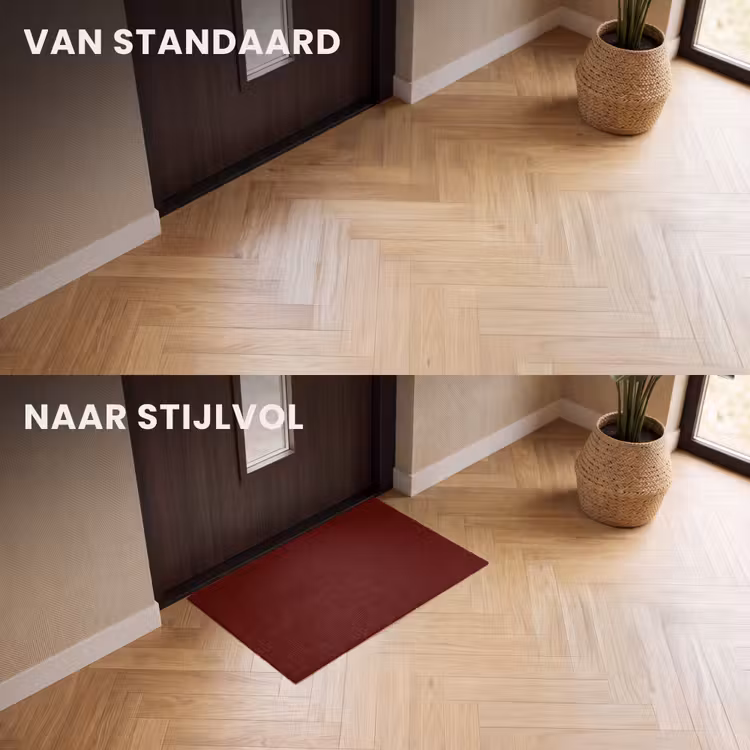 Deurmat - Burnt - Mahogany - Rood — 3
