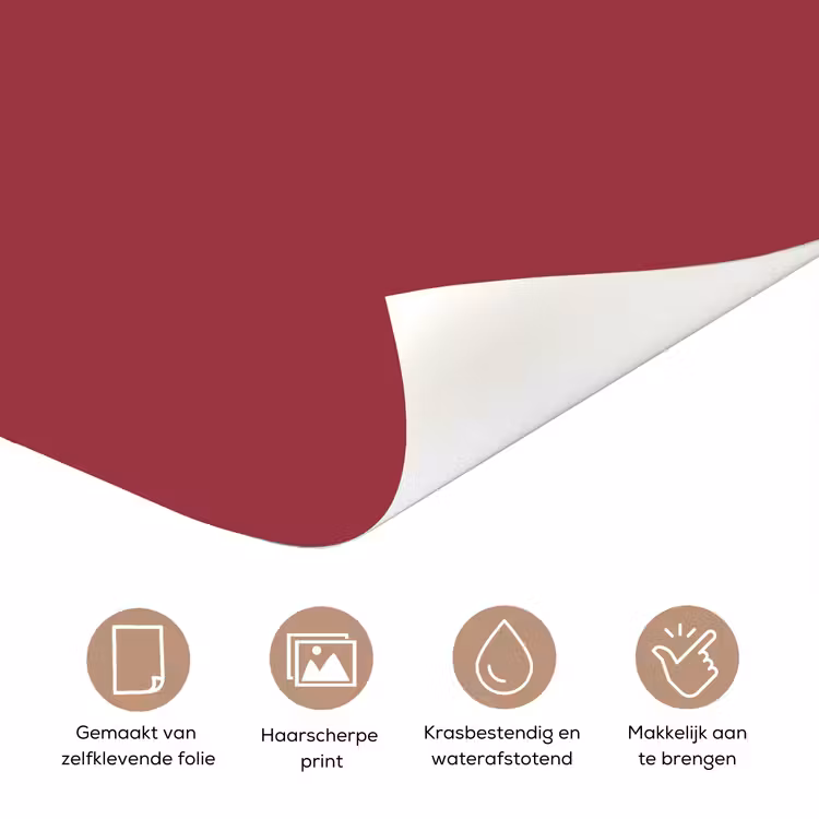 Deursticker - Antique - Ruby - Rood — 3