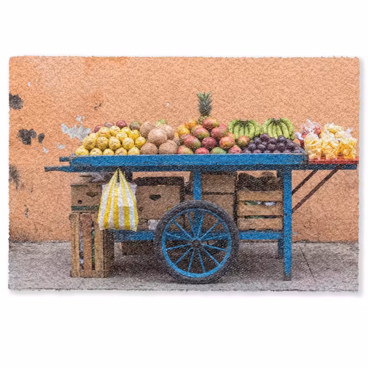 Deurmat - Fruit - Kar - Straat — 1