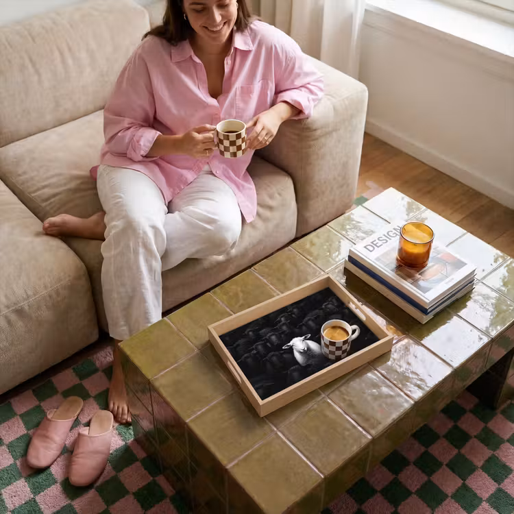 Dienblad - Schapen - Wit - Duisternis — 6