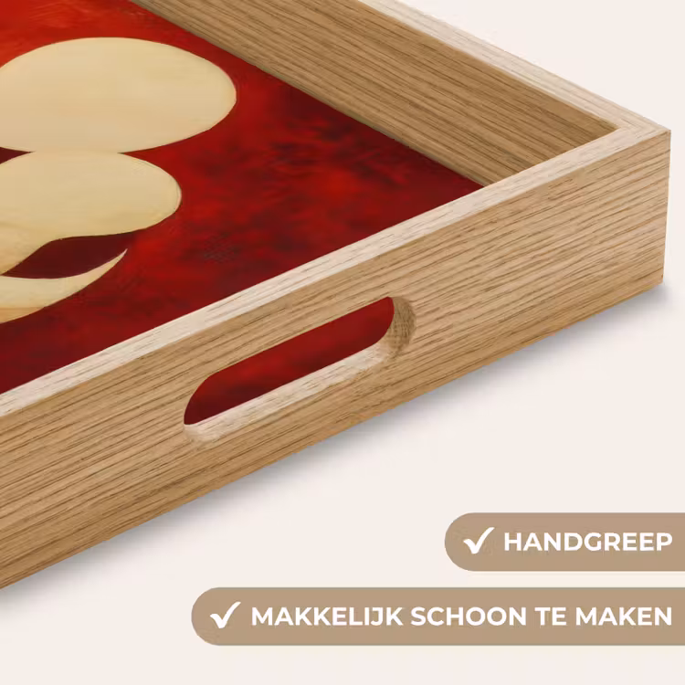 Dienblad - Abstract - Moeder - Kind - Rood — 5
