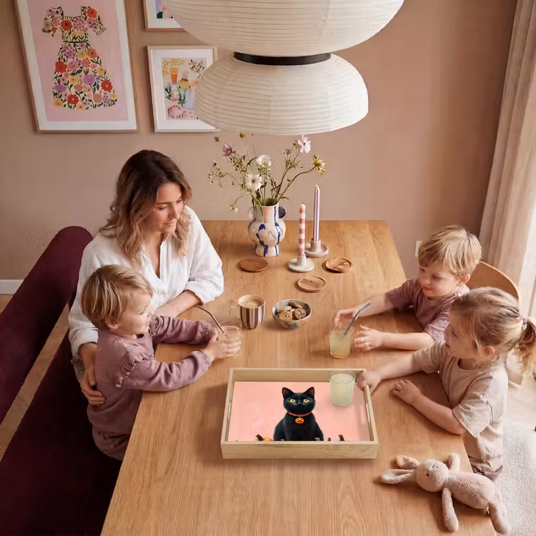 Dienblad - Kat - Pompoen - Roze — 7