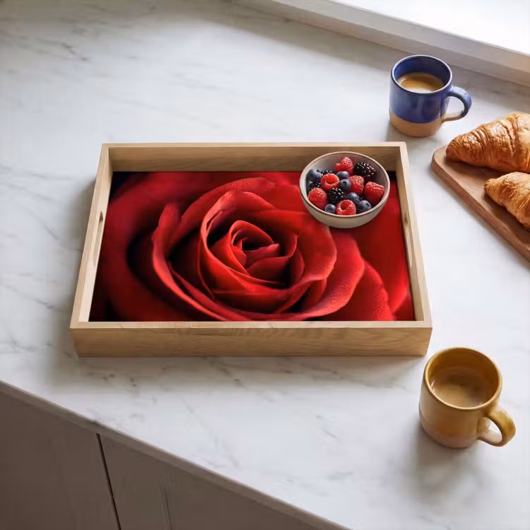 Dienblad - Rood - Roos - Romantisch — 4