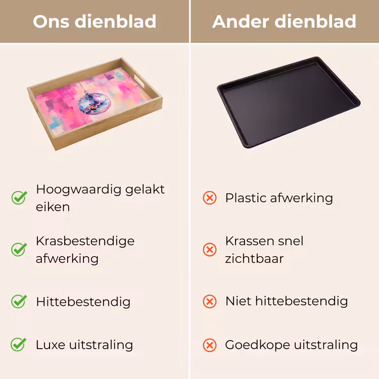 Dienblad - Discobal - Pink - Verf — 3