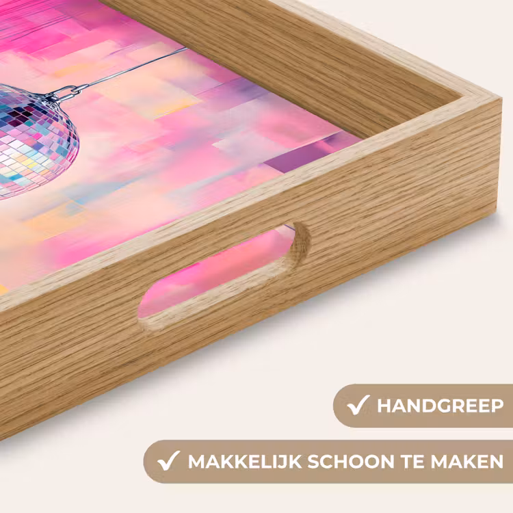 Dienblad - Discobal - Pink - Verf — 5