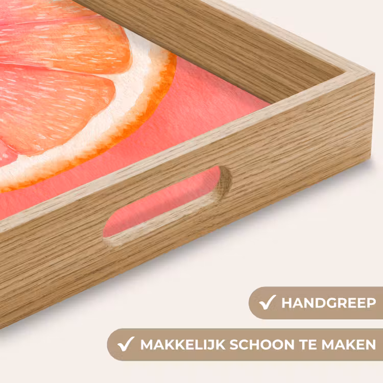 Dienblad - Grapefruit - Roze - Levendig — 5