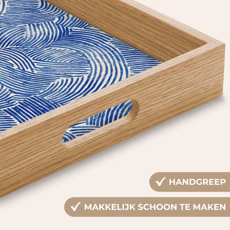 Dienblad - Modern - Abstract - Blauw — 5