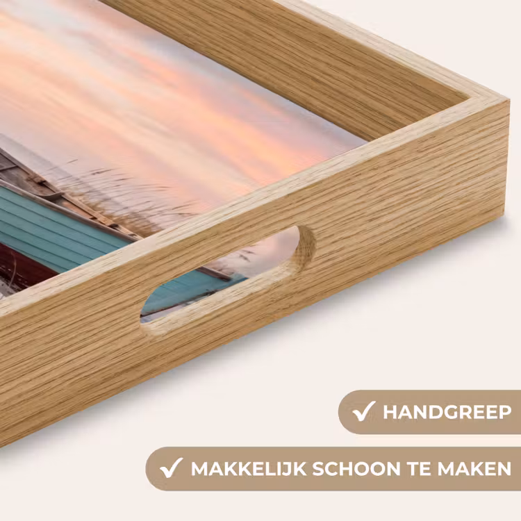 Dienblad - Rustiek - Roeiboot - Zandstrand — 5