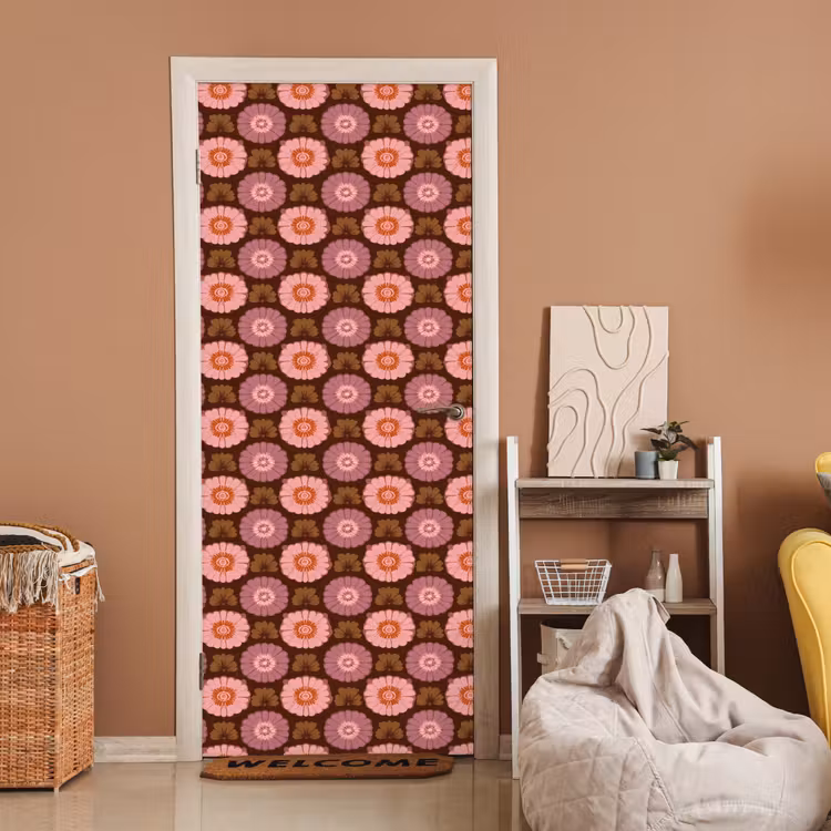 Deursticker - Retro - Madelief - Roze — 2
