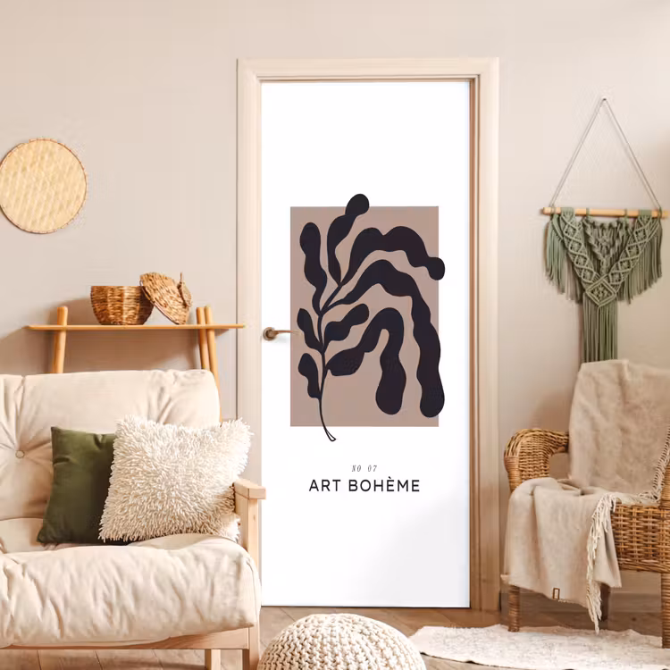 Deursticker - Planten - Abstract - Boho — 4