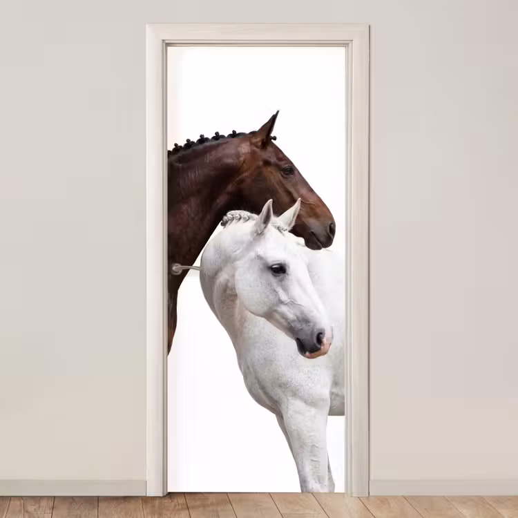 Deursticker - Paard - Modern - Balans — 1