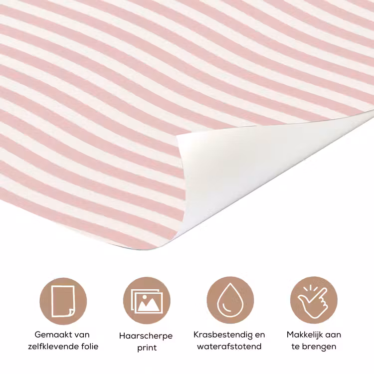 Deursticker - Tekst - Modern - Strepen — 3