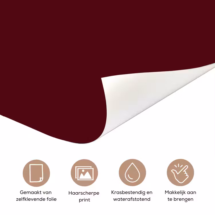 Deursticker - Nice - Bordeaux - Roze — 3