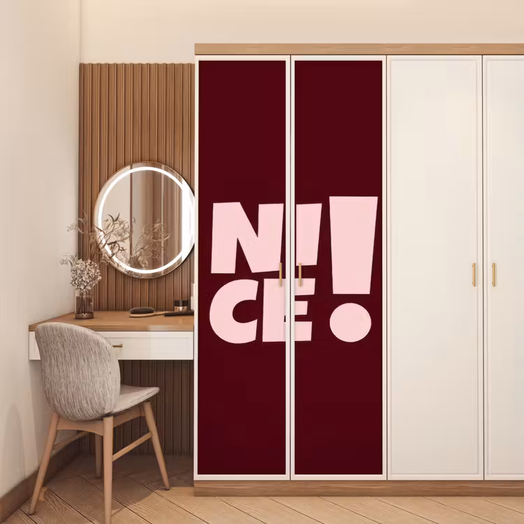 Deursticker - Nice - Uitroepteken - Rood — 5
