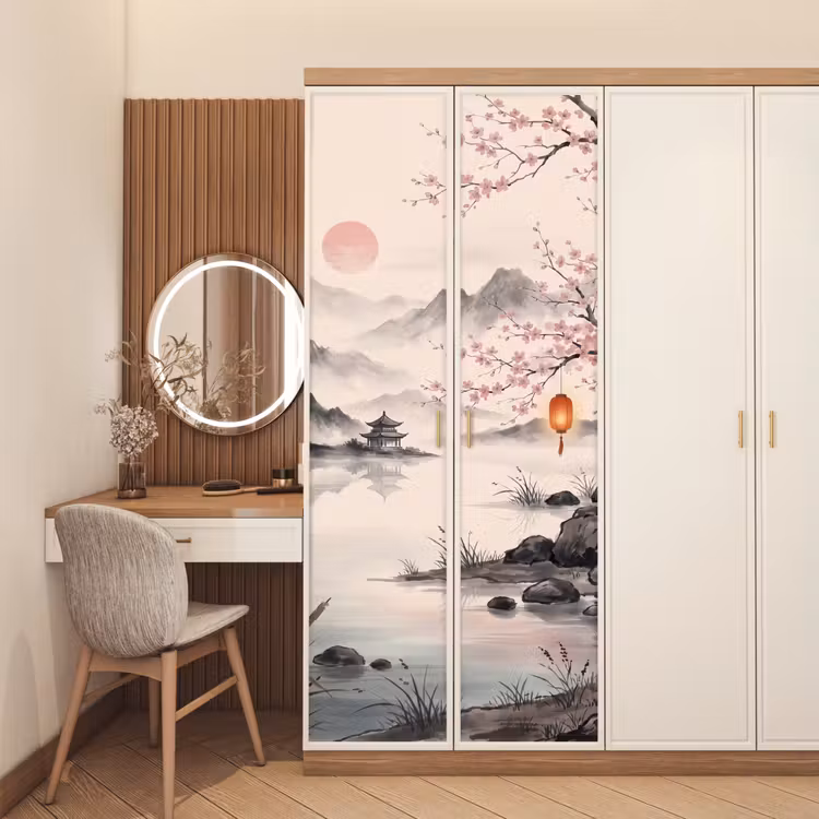 Deursticker - Zon - Japans - Traditioneel — 5