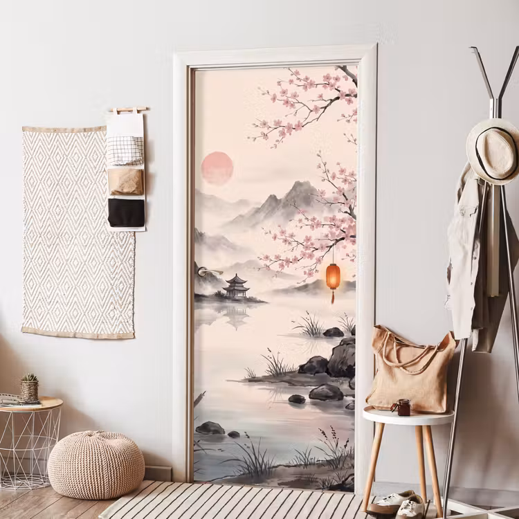 Deursticker - Zon - Japans - Traditioneel — 8
