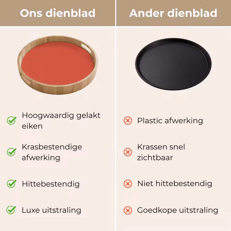 Dienblad - Brick - Red - Rood — 3
