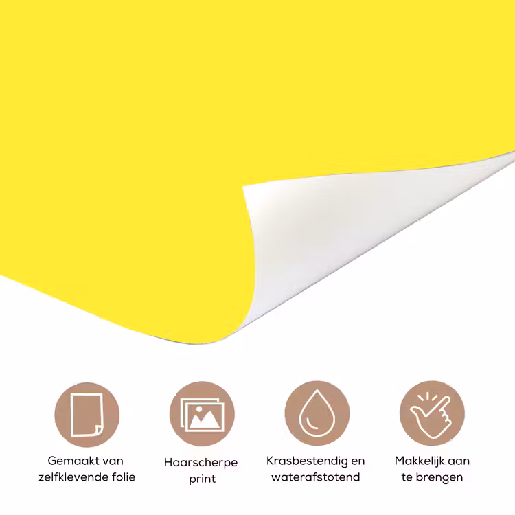 Deursticker - Soft - Custard - Geel — 3