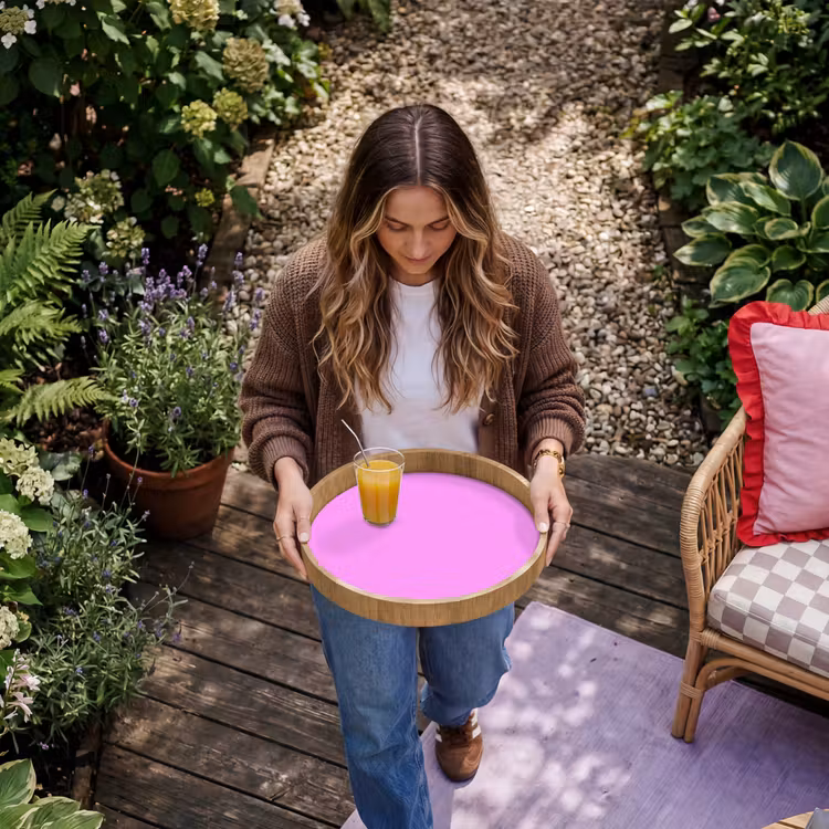 Dienblad - Soft - Lavender - Roze — 8
