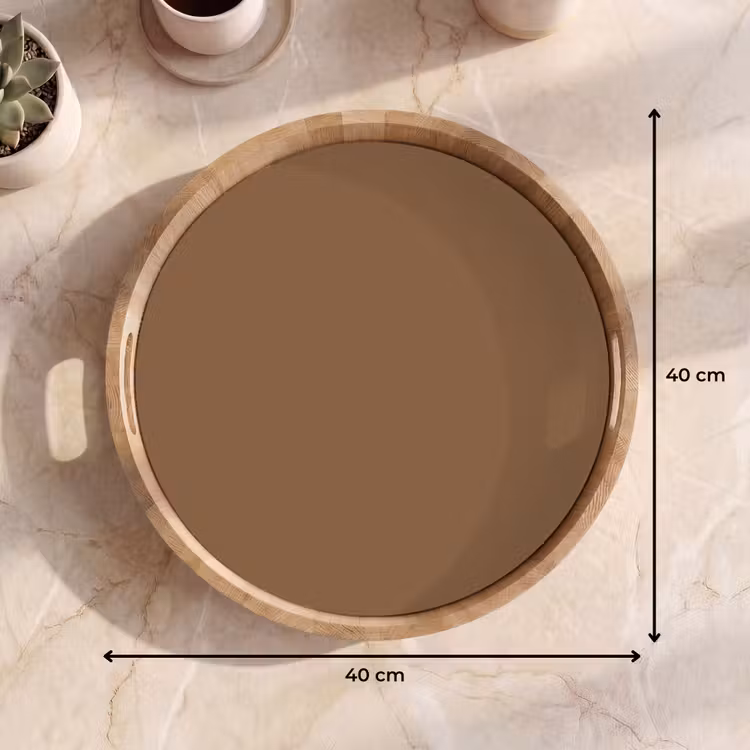 Dienblad - Soft - Walnut - Bruin — 9