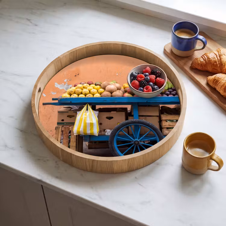 Dienblad - Fruit - Kar - Straat — 4