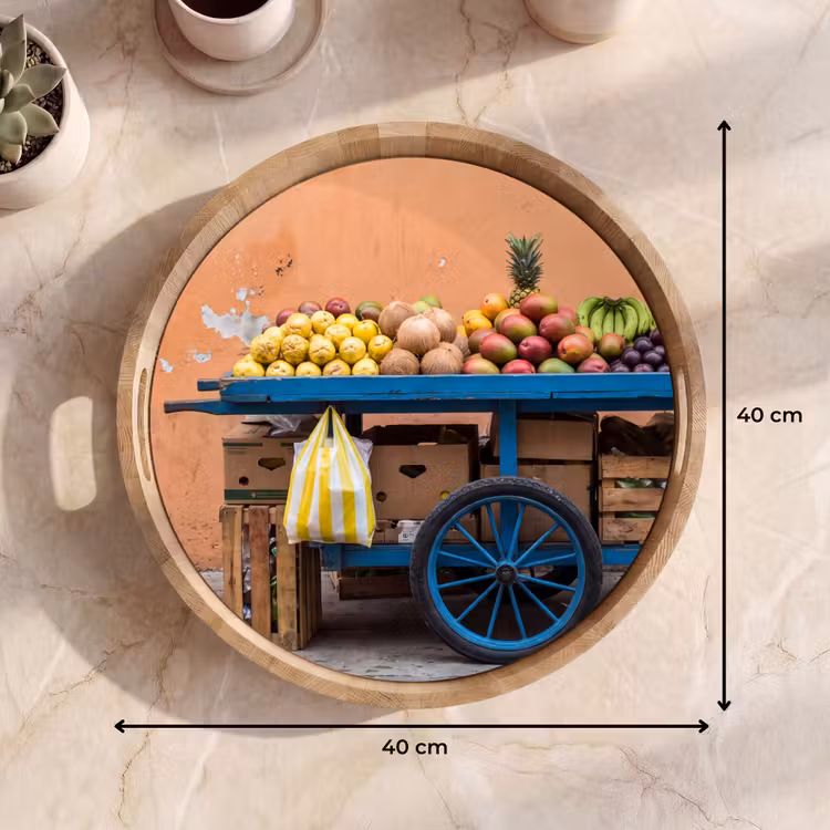 Dienblad - Fruit - Kar - Straat — 9