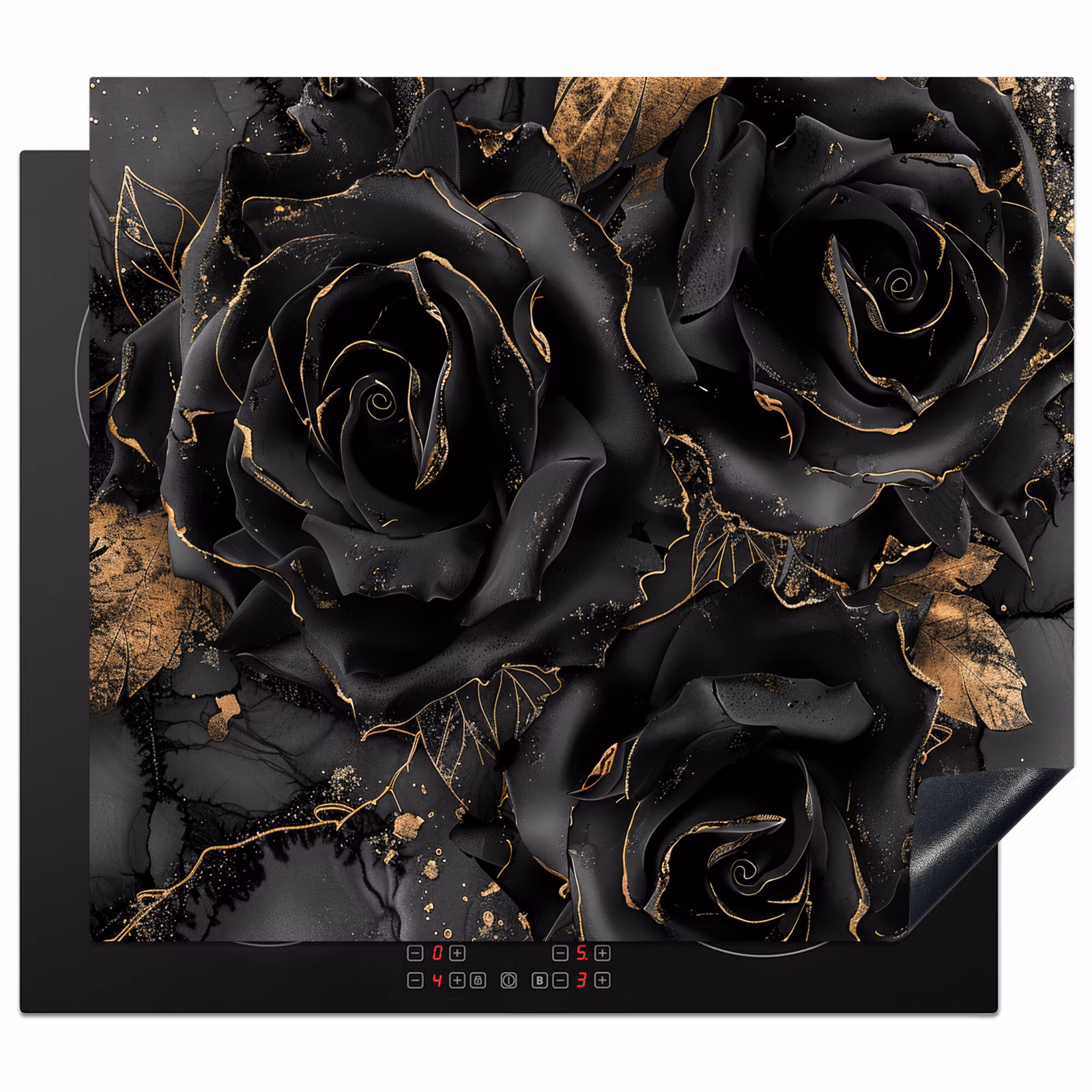 Inductie beschermer vinyl 3mm - Fluisteringen van Obsidiaan — 1