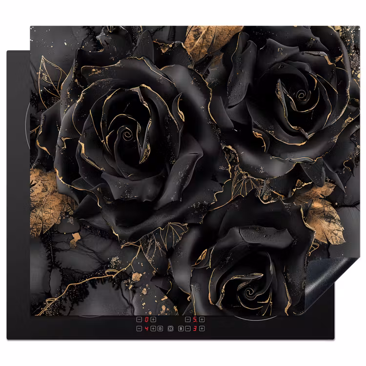 Inductie beschermer vinyl 3mm - Fluisteringen van Obsidiaan — 1